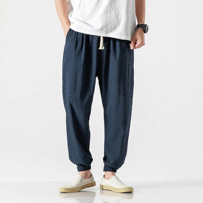 PANTALONI COMFORT JAPAN IN LINO