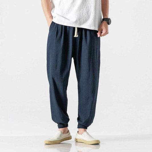 PANTALONI COMFORT JAPAN IN LINO