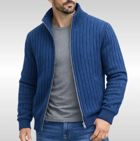 CARDIGAN CLASSICO ELEGANTE CON ZIP